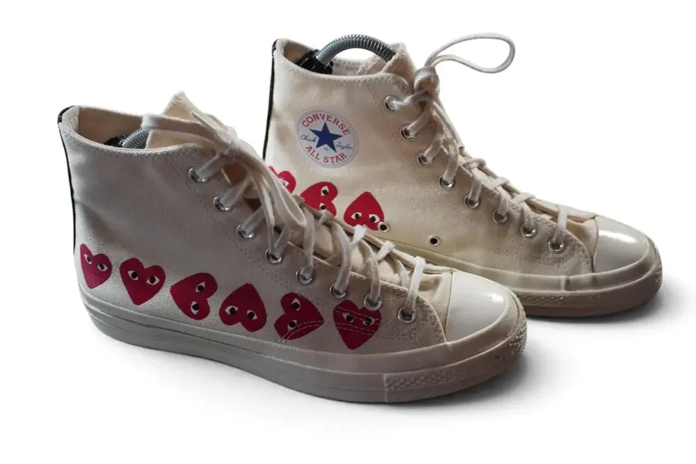 Converse Chuck Taylor All Star 70 Hi Top Comme des Garcons Play Multi Heart US 9